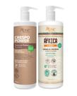 Kit c. pentear crespo e c. pentear báoba 1 litro Kit c. pentear crespo e c. pentear báoba 1 litro