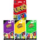 Kit C/ Uno Clássico + 3 Packs Uno Add-on - Original Mattel