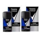 Kit C2 Desodorante Rexona Clinical Creme Men Clean 58g
