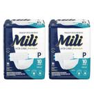 Kit C2 Fralda Geriátrica Adulto 10 Unidades Tam P - Mili