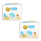 Kit C2 Fralda Pants Premium XG C24 - Mili Love&Care Kit C2 Fralda Pants Premium XG C24 - Mili Love&Care