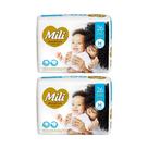 Kit C2 Fralda Tamanho M Jumbo Love & Care Mili