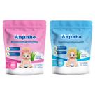 Kit C2 Lenço Umedecido Refil Azul e Rosa - Anjinho