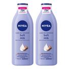 Kit C2 Loção Corporal Soft Milk Cuidado Completo 400ml-Nivea