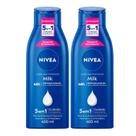 Kit C2 Loção Deo-Hidratante Pele Seca Milk 400ml - Nivea