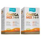 Kit C2 Ômega 3 Mix (3,6 e 9) Suplemento C60 - Equaliv