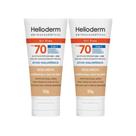 Kit C2 Protetor Cor Bege Médio FPS70 50G Helioderm