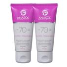 Kit C2 Protetor Facial FPS70 UVA + UVB - Anasol