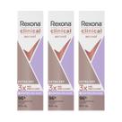 Kit C3 Desodorante Aero Clinical Extra Dry 150ml Rexona