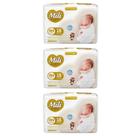 Kit C3 Fralda RN Mili Love Care Premium C/18 Unidades - Mili