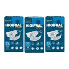 Kit C3 Fraldas Unissex Geriátricas Comfort Tam XG - Higifral