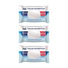 Kit C3 Toalhas Antissétipcas Tampa Flip Top Mãos - Mili Care