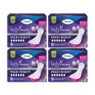 Kit C4 Absorvente Lady Discreet Maxi Night C6 Seco Tena
