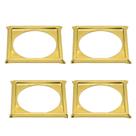 Kit C4 Porta Grelha Ralo Click 15x15 Suporte Inox Dourado Kit C4 Porta Grelha Ralo Click 15x15 Suporte Inox Dourado