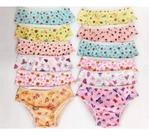Kit C6 Calcinha Calsinha Infantil Estampada Com Algodão
