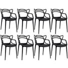 Kit C8 Cadeiras Umix-400 Preta