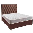 Kit Cabeceira + Cama Box + Colchão Casal D23 D23 Inducol
