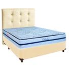 Kit Cabeceira + Cama Box + Colchão Casal Molas Ensacadas Blue Paropas