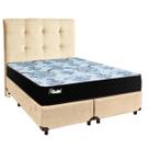Kit Cabeceira + Cama Box + Colchão Casal Molas Ensacadas Life Gold Paropas