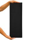 KIT Cabeceira Modular Estofada 60x20cm Para Cama de Solteiro 5 Unidades Preto