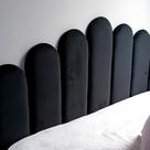 Kit Cabeceira Modular Nuvem Estofada Sued Cama Box Casal Queen king Solteiro