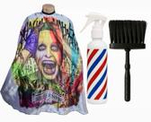 Kit Cabeleireiro Capa Personalizada Com Borrifador e Espanador Kit Cabeleireiro Capa Personalizada Com Borrifador e Espanador