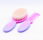 Kit Cabelo Infantil Pente e Escova Rosa Pink Para Bebê e Criança BPA Free Cerdas Naturais Ibimboo Kit Cabelo Infantil Pente e Escova Rosa Pink Para Bebê e Criança BPA Free Cerdas Naturais Ibimboo