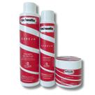 Kit Cabelos Cacheados com Shampoo, Máscara e Ativador de Cachos de Cereja da Cacheatto