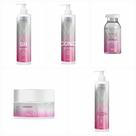 kit cabelos cacheados ondulados crespos completo com 5 produtos shampoo mascara ampola condicionador e leave in