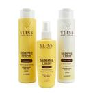 Kit Cabelos Lisos Hidratante Antifrizz Profissional 3 Unidades Kit Cabelos Lisos Hidratante Antifrizz Profissional 3 Unidades