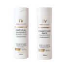 Kit Cabelos Saudáveis Shampoo Natural e Condicionador com Brilho e Leveza