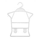 Kit Cabide Acrílico Corpo Bebe 27 cm