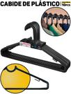 Kit Cabide Adulto 10 Pçs Sanremo Organização Camisas Blusas Guarda Roupas