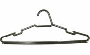 Kit Cabide Plástico Popular Preto - 38,5 x 15 cm Kit Cabide Plástico Popular Preto - 38,5 x 15 cm
