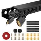Kit Cable Raceway ENONCI, capas de arame com fenda aberta de 77 cm (pacote 5)