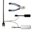 Kit Cable Tethers Multi-Adaptador TetherTies revestido de nylon preto Kit Cable Tethers Multi-Adaptador TetherTies revestido de nylon preto