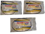 Kit Cabo Acelerador + Freio + Velocimetro Biz 100 98 Até 05
