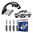 Kit Cabo E Vela de Ingnição Original Bosch Chevrolet Montana 1.4 8V Econo.Flex 2007 a 2021