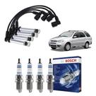 Kit Cabo E Vela de Ingnição Original Bosch Fiat Palio Weekend 1.8 MPI 8V Flex 2004 a 2008