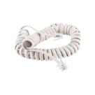 Kit Cabo Espiral Para Interfone Tdmi 200 / 300 Branco (5 un) Kit Cabo Espiral Para Interfone Tdmi 200 / 300 Branco (5 un)