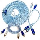 Kit cabo Rca 5m, 1m e 1 cabo Rca y 1M/2F Azul Injetado Kit cabo Rca 5m, 1m e 1 cabo Rca y 1M/2F Azul Injetado