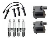 Kit Cabo Supressor e Velas Comum e 2 Bobina Jac T6 T8