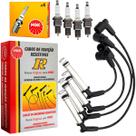 Kit Cabo Vela + Velas Corsa Prisma Cobalt Agile 1.4 Flex Ngk