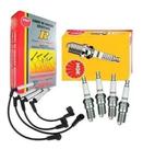 Kit cabo + velas ngk corsa / classic 1.0 8v flex 2011 2012