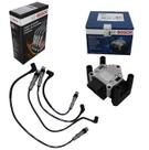 Kit Cabos Bobina Bosch Fox Gol G4 G5 Voyage 1.0 1.6 8v F000ZS0210/F0099C125