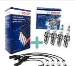 Kit Cabos E Velas Bosch Uno Palio Fire 1.0 2006 A 2013 Flex
