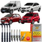 Kit Cabos e Velas Ignição Fiat Motor 1.4 8v Evo Flex Ngk Kit Cabos e Velas Ignição Fiat Motor 1.4 8v Evo Flex Ngk