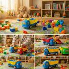 Kit Caçamba Infantil Didático Com Formas 7 Peças Desenvolvimento Brinquedo Crianças Coordenação Motora Estimular Diversão Aprendizado Kit Caçamba Infantil Didático Com Formas 7 Peças Desenvolvimento Brinquedo Crianças Coordenação Motora Estimular Diversão Aprendizado