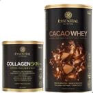 Kit Cacao Whey Protein 900g + Collagen Skin Limão 330g Essential