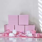 Kit Cachepot Decorado + Sujinho/Seda + Fita - Canva Rosa - Pote 11